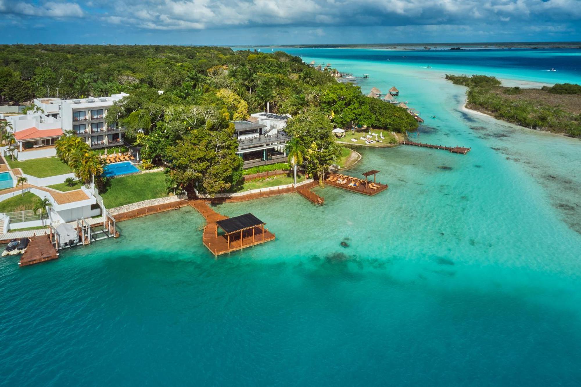 Cristalino Lagoon Front Hotel, Restaurant & Spa Bacalar Zewnętrze zdjęcie