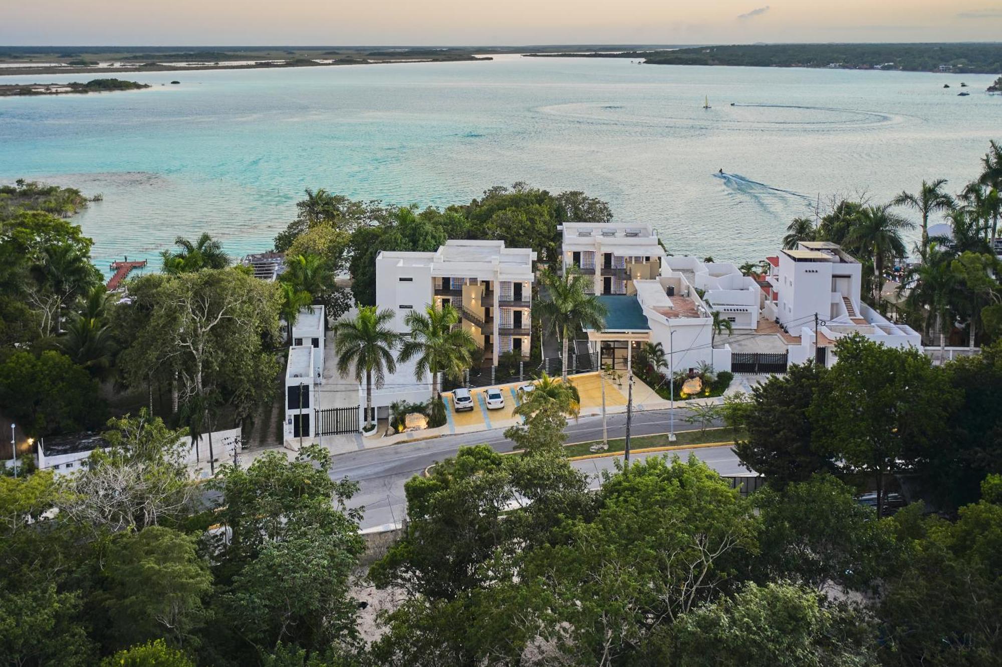 Cristalino Lagoon Front Hotel, Restaurant & Spa Bacalar Zewnętrze zdjęcie