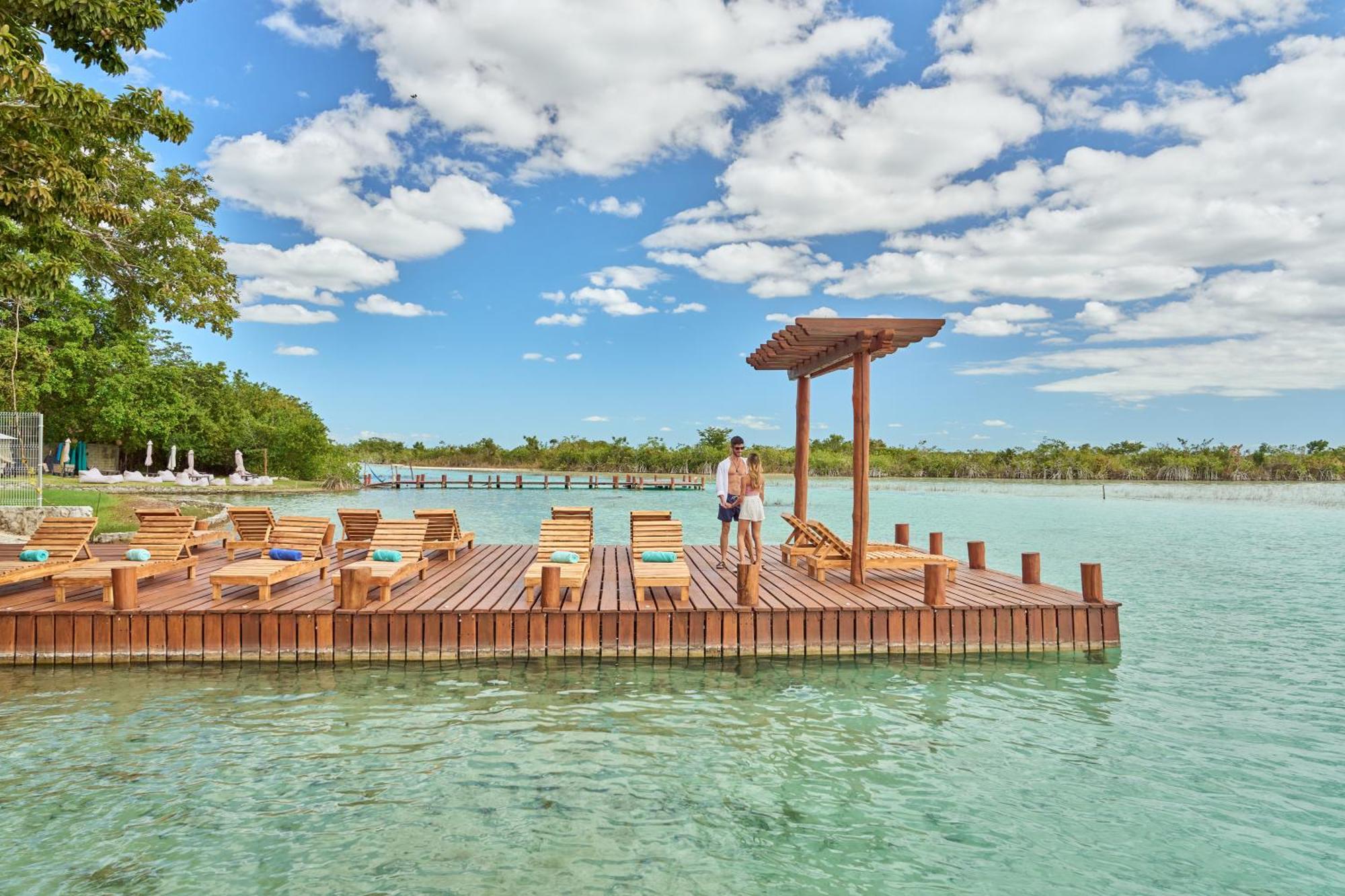 Cristalino Lagoon Front Hotel, Restaurant & Spa Bacalar Zewnętrze zdjęcie