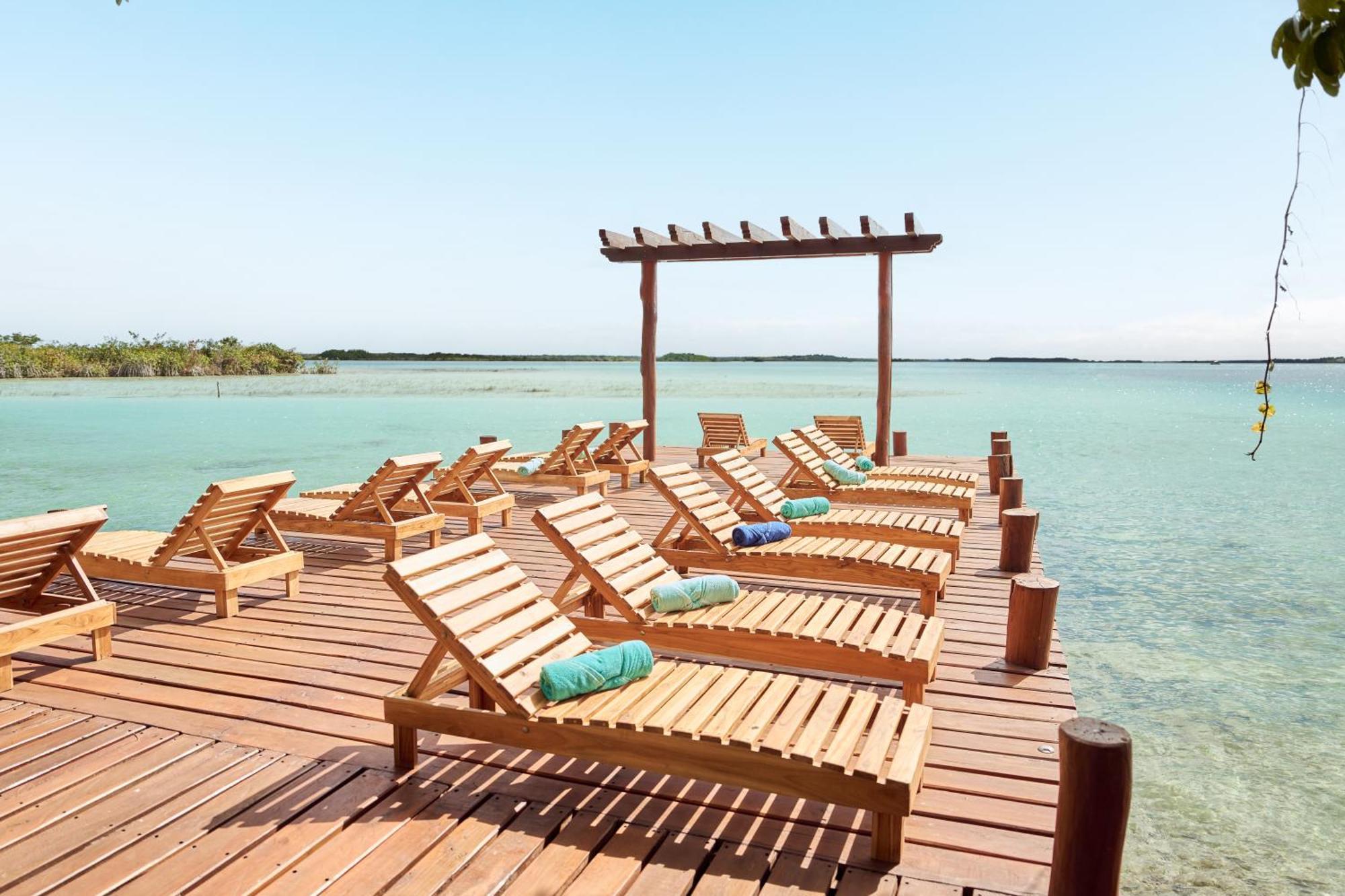 Cristalino Lagoon Front Hotel, Restaurant & Spa Bacalar Zewnętrze zdjęcie