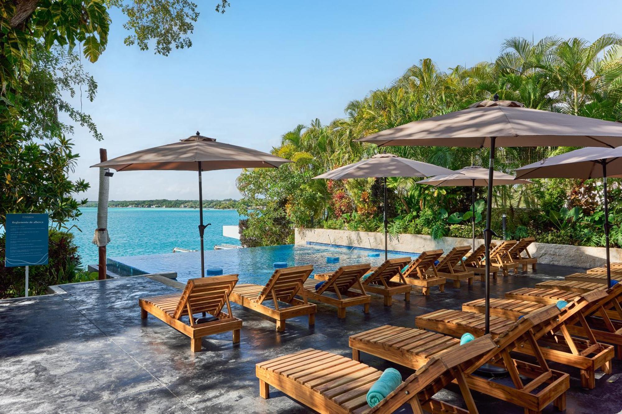 Cristalino Lagoon Front Hotel, Restaurant & Spa Bacalar Zewnętrze zdjęcie