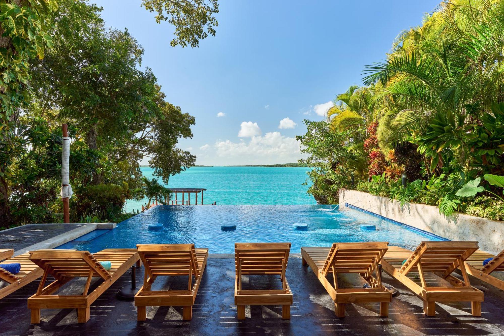 Cristalino Lagoon Front Hotel, Restaurant & Spa Bacalar Zewnętrze zdjęcie